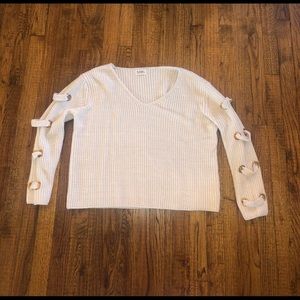 LF Stores Seek the Label Light Beige Sweater